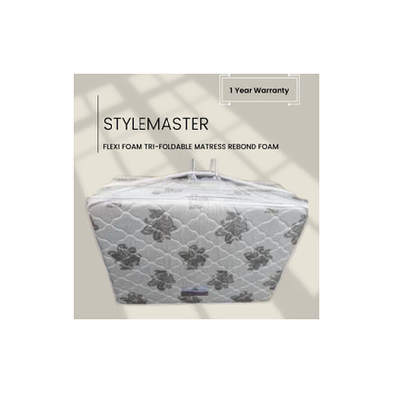STYLEMASTER 4in S Trifold Rebond Mat Portable Packaging FLEXI FOAM-image 1