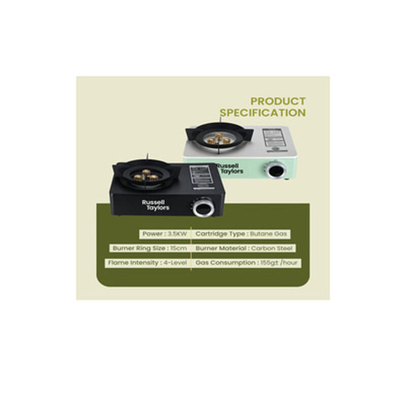 R.TAYLORS Portable Single Burner GS2B-image 2