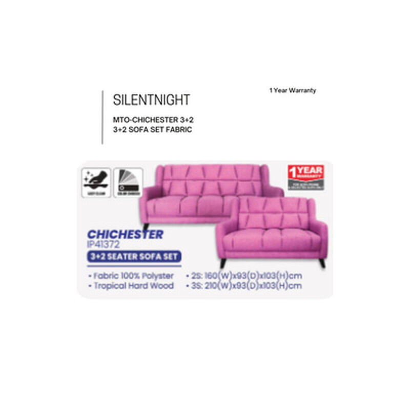 SILENTNIGHT Cp 3+2 Sofa Set MTO-CHICHESTER-image 1
