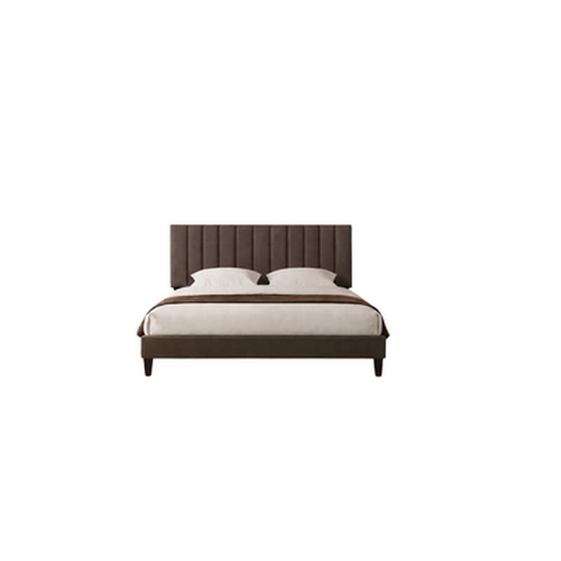 DHEP Q Divan Bed Fabric Brown Water Resistant Fabric SIERRA Q-image 1