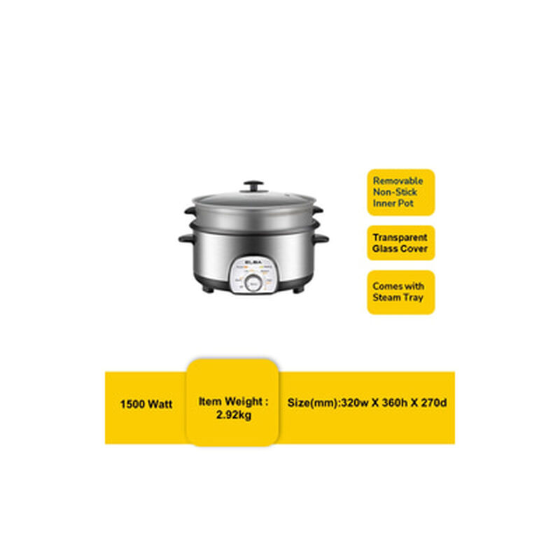 ELBA Multicooker 5l EMC-K5010(SS)-image 1