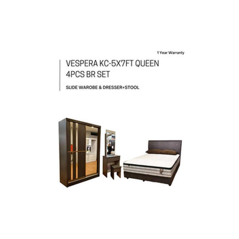 HH Kc-5x7ft Q 4pcs Br Set 3d Pu Black VESPERA-image 1