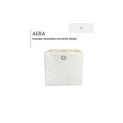 Foldable Organiser Polyester (beige) AERA
