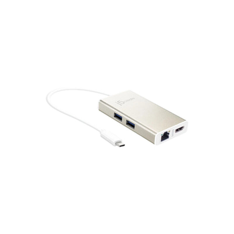 J5CREATE Type-c Multi-adapter Hdmi Ethernet/usb3.0 Hub/pd2.0 JCA374-image 1