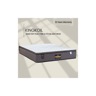 KINGKOIL Mf 13in Q Pocket Mat 3z Pocket+pillow Top GOLD EXP PLUS