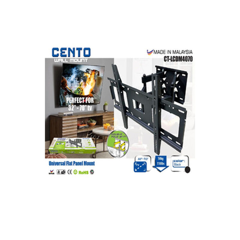 CENTO Tv Bracket 40-75in Full Motion CT-LCDM4070-image 1