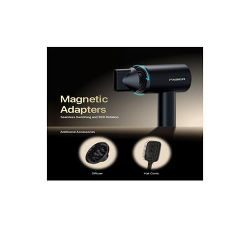 FABER Hair Dryer FHD AURA LR1801BK-image 5