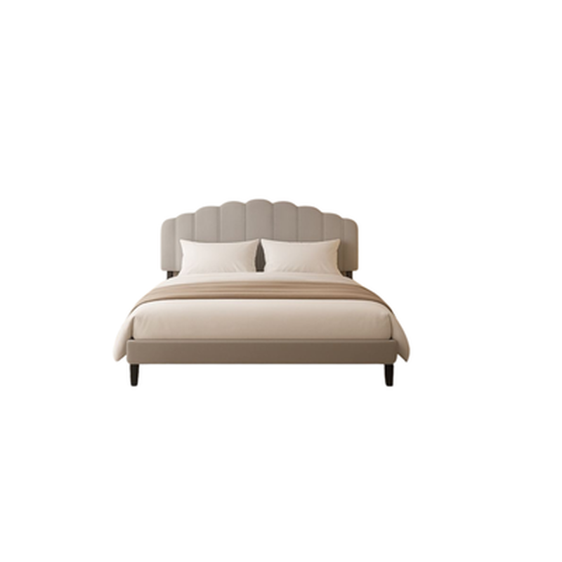 DHEP Q Divan Bed Fabric Grey Water Resistant Fabric LUMI-image 1