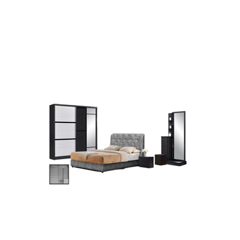 HH Kc-6x8ft Q 5pc Br Set Pu Black BINTANG-image 1