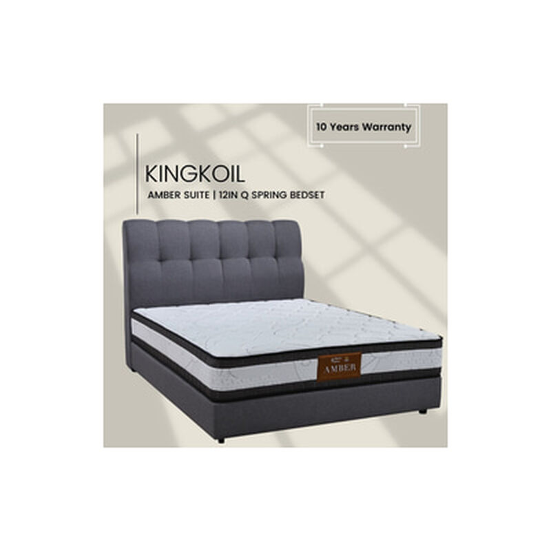 KINGKOIL Bg 12in Q Bonnel Bedset Kk Super X Spring AMBER SUITE-image 1