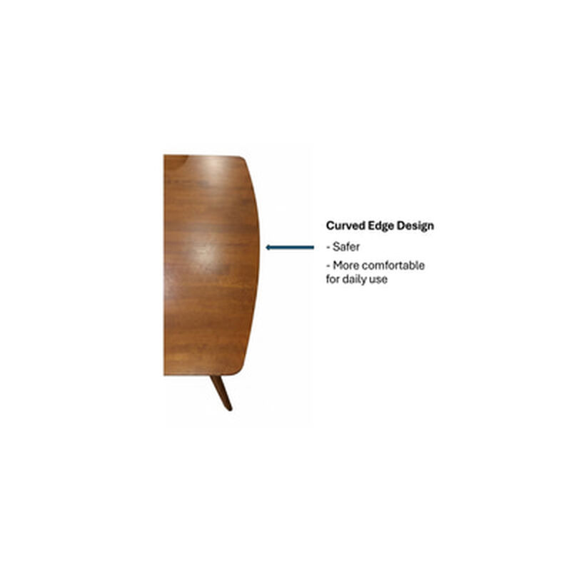 RELAX 1+6 Solid Wood Dining Set COLMAR (WALNUT)-image 6