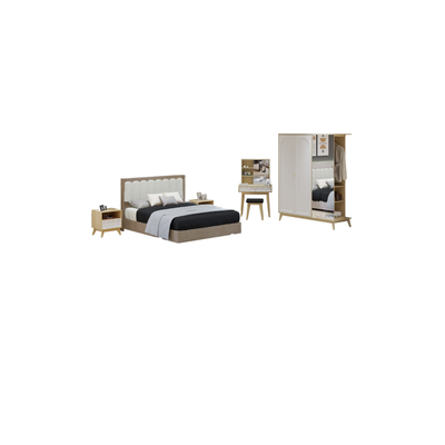 DHEP Kc-5x7ft 5pcs Q Br Set Pu Oak+white Spray Paint ANTARES