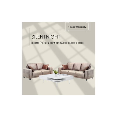 SILENTNIGHT Sf 3+2 Fab Sofa Set CHOMEL (FC)