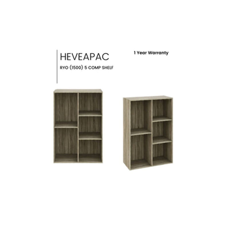 HEVEAPAC 5 Comp Shelf RYO (1500)-image 1